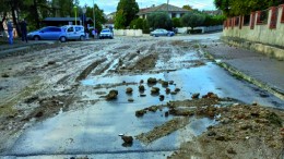 rottura idrica a Rosciano