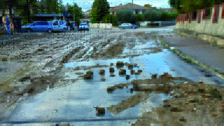 rottura idrica a Rosciano